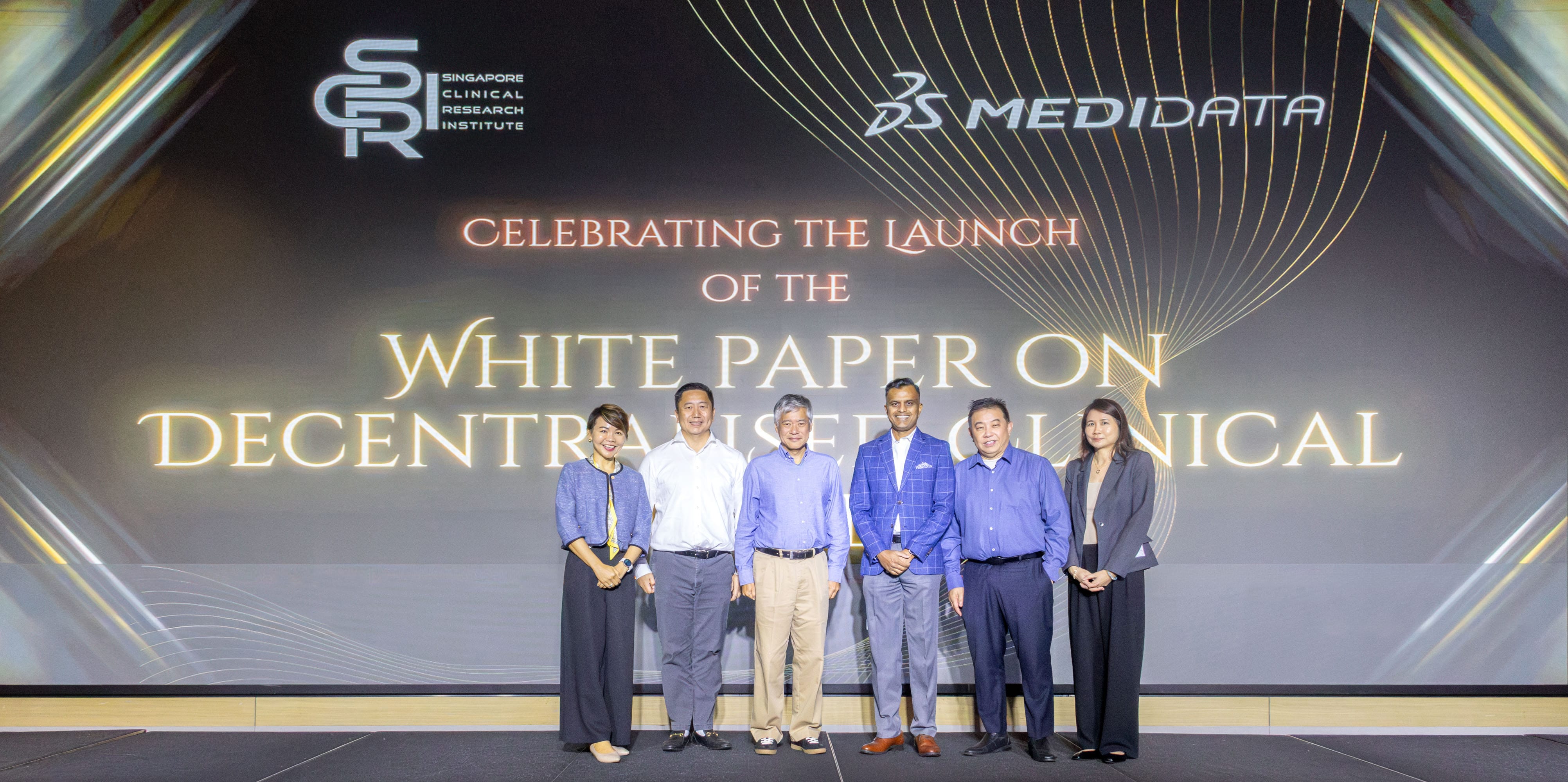 Team members at the launch of the DCT whitepaper event